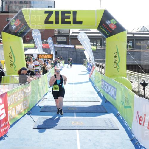 10.08.2025 - GEWOBA Citytriathlon Bremen H.Heesch http://msf.ph/oto/8555162 10.08.2025 15:56:06 Ziel 413 meine-sportfotos.de