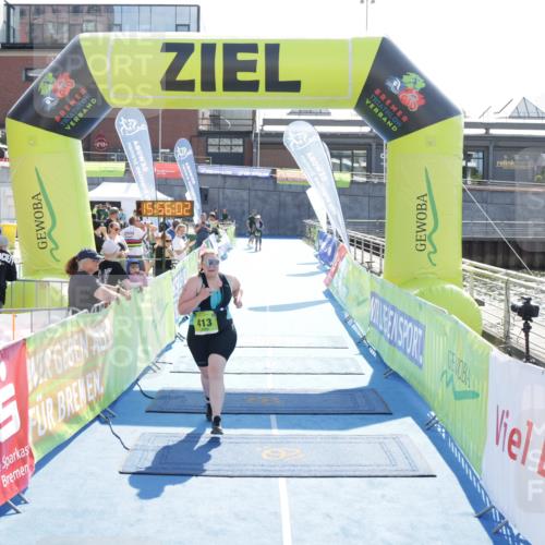 10.08.2025 - GEWOBA Citytriathlon Bremen H.Heesch http://msf.ph/oto/8555165 10.08.2025 15:56:06 Ziel 413 meine-sportfotos.de