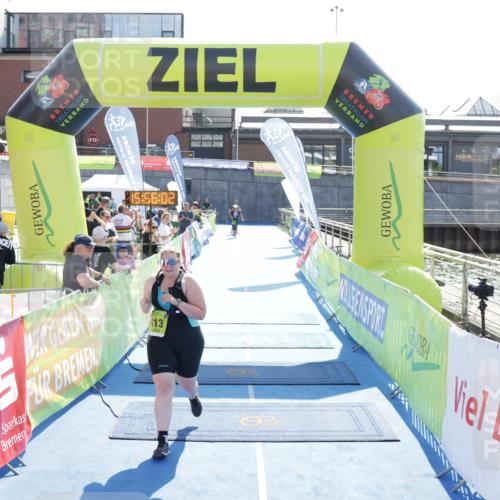 10.08.2025 - GEWOBA Citytriathlon Bremen H.Heesch http://msf.ph/oto/8555185 10.08.2025 15:56:06 Ziel 413 meine-sportfotos.de