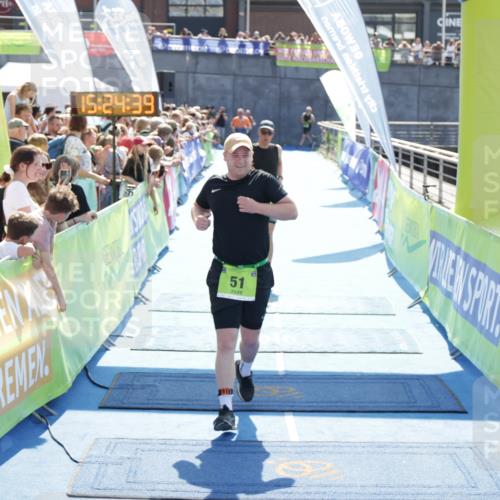10.08.2025 - GEWOBA Citytriathlon Bremen H.Heesch http://msf.ph/oto/8555614 10.08.2025 15:24:43 Ziel 51, 234 meine-sportfotos.de