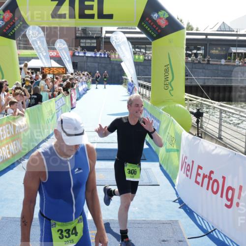 10.08.2025 - GEWOBA Citytriathlon Bremen H.Heesch http://msf.ph/oto/8555801 10.08.2025 15:25:48 Ziel 306, 311, 408 meine-sportfotos.de