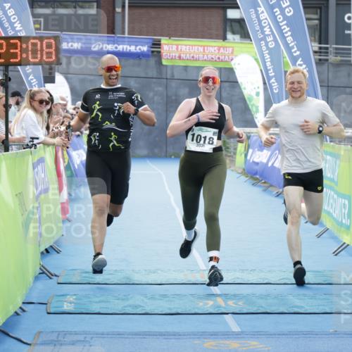 10.08.2025 - GEWOBA Citytriathlon Bremen H.Heesch http://msf.ph/oto/8555878 10.08.2025 14:23:11 Ziel 1018 meine-sportfotos.de