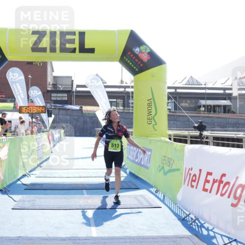 10.08.2025 - GEWOBA Citytriathlon Bremen H.Heesch http://msf.ph/oto/8555963 10.08.2025 16:03:48 Ziel 513 meine-sportfotos.de