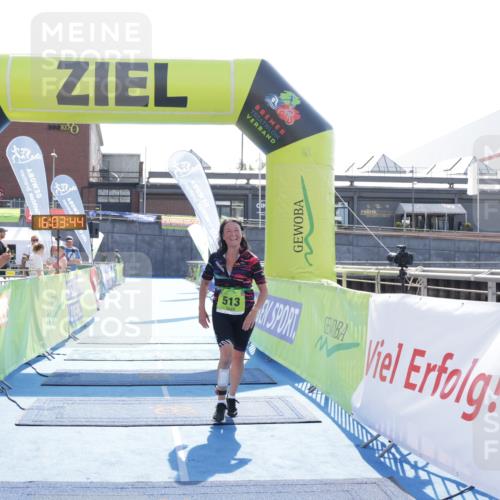 10.08.2025 - GEWOBA Citytriathlon Bremen H.Heesch http://msf.ph/oto/8555973 10.08.2025 16:03:48 Ziel 513 meine-sportfotos.de