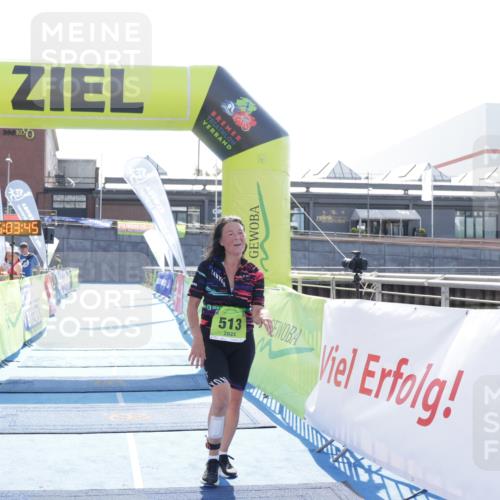 10.08.2025 - GEWOBA Citytriathlon Bremen H.Heesch http://msf.ph/oto/8556009 10.08.2025 16:03:49 Ziel 513 meine-sportfotos.de