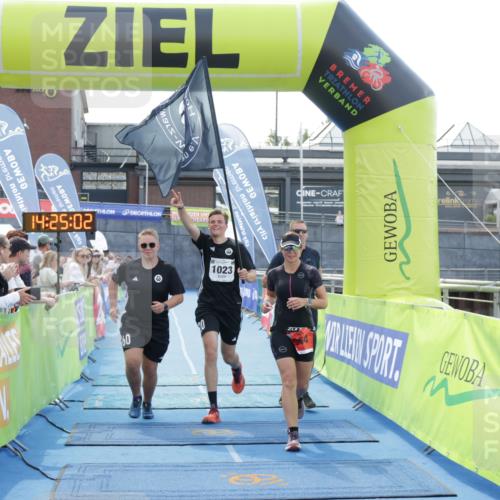 10.08.2025 - GEWOBA Citytriathlon Bremen H.Heesch http://msf.ph/oto/8556120 10.08.2025 14:25:06 Ziel 765, 894, 964, 1023 meine-sportfotos.de
