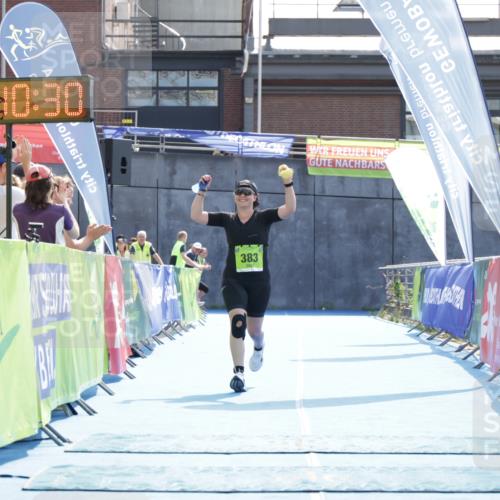 10.08.2025 - GEWOBA Citytriathlon Bremen H.Heesch http://msf.ph/oto/8556195 10.08.2025 16:10:34 Ziel 383 meine-sportfotos.de