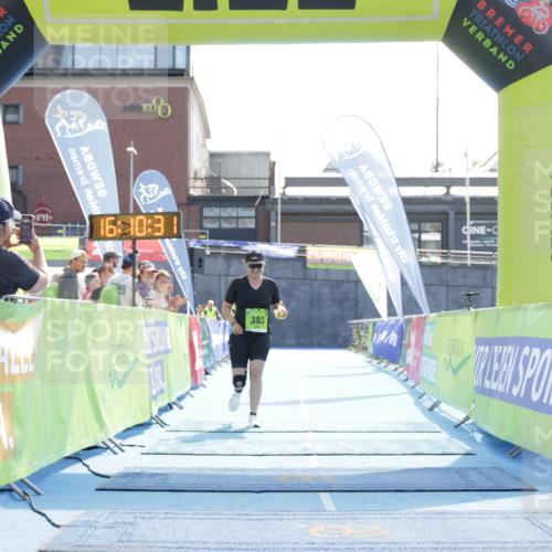 10.08.2025 - GEWOBA Citytriathlon Bremen H.Heesch http://msf.ph/oto/8556217 10.08.2025 16:10:35 Ziel 383 meine-sportfotos.de