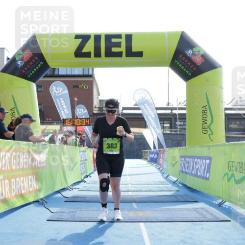 10.08.2025 - GEWOBA Citytriathlon Bremen H.Heesch http://msf.ph/oto/8556272 10.08.2025 16:10:38 Ziel 383 meine-sportfotos.de
