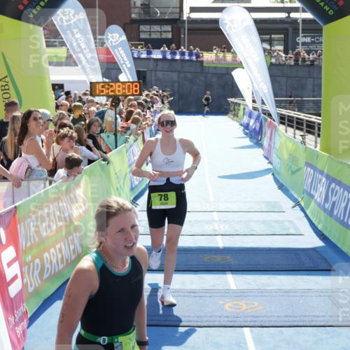 10.08.2025 - GEWOBA Citytriathlon Bremen H.Heesch http://msf.ph/oto/8556296 10.08.2025 15:28:12 Ziel 78, 283 meine-sportfotos.de