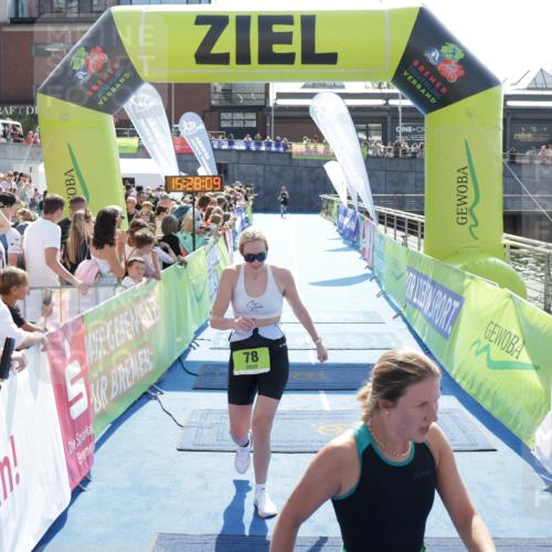 10.08.2025 - GEWOBA Citytriathlon Bremen H.Heesch http://msf.ph/oto/8556305 10.08.2025 15:28:13 Ziel 78, 283 meine-sportfotos.de