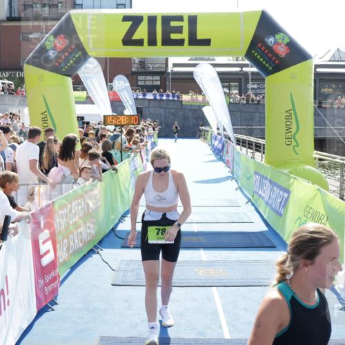 10.08.2025 - GEWOBA Citytriathlon Bremen H.Heesch http://msf.ph/oto/8556309 10.08.2025 15:28:14 Ziel 78 meine-sportfotos.de