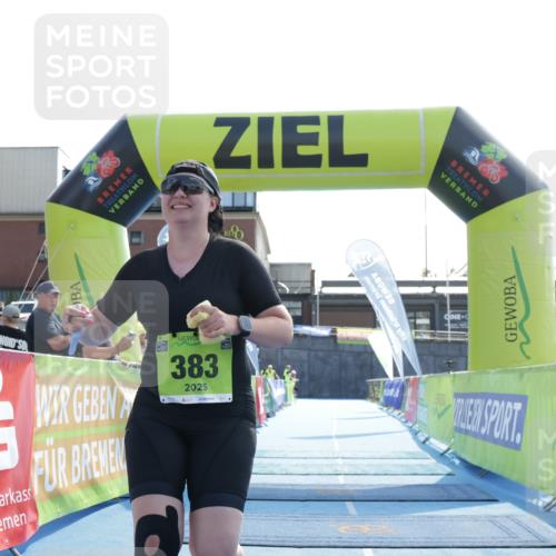 10.08.2025 - GEWOBA Citytriathlon Bremen H.Heesch http://msf.ph/oto/8556311 10.08.2025 16:10:39 Ziel 383 meine-sportfotos.de
