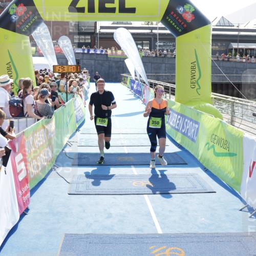 10.08.2025 - GEWOBA Citytriathlon Bremen H.Heesch http://msf.ph/oto/8556745 10.08.2025 15:31:05 Ziel 180, 350 meine-sportfotos.de
