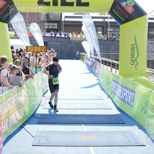 10.08.2025 - GEWOBA Citytriathlon Bremen H.Heesch http://msf.ph/oto/8556759 10.08.2025 15:31:14 Ziel 274 meine-sportfotos.de