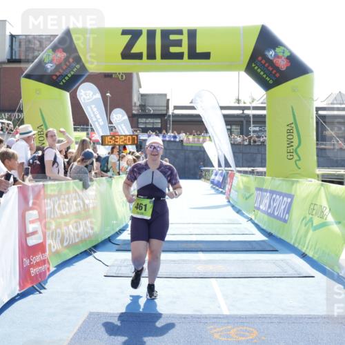 10.08.2025 - GEWOBA Citytriathlon Bremen H.Heesch http://msf.ph/oto/8556847 10.08.2025 15:32:11 Ziel 338, 411, 461 meine-sportfotos.de
