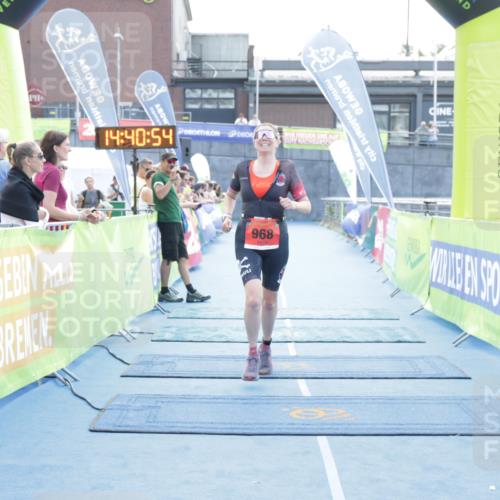 10.08.2025 - GEWOBA Citytriathlon Bremen H.Heesch http://msf.ph/oto/8556995 10.08.2025 14:40:58 Ziel 968 meine-sportfotos.de