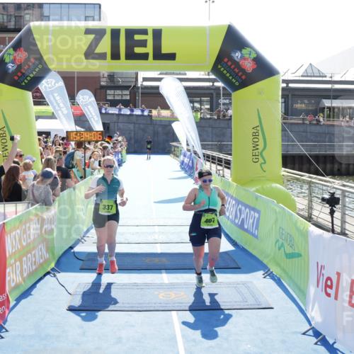 10.08.2025 - GEWOBA Citytriathlon Bremen H.Heesch http://msf.ph/oto/8557100 10.08.2025 15:34:10 Ziel 337, 407 meine-sportfotos.de