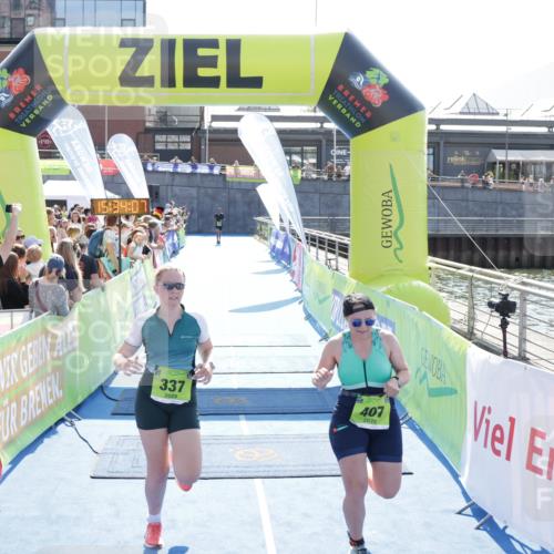 10.08.2025 - GEWOBA Citytriathlon Bremen H.Heesch http://msf.ph/oto/8557104 10.08.2025 15:34:11 Ziel 337, 407 meine-sportfotos.de