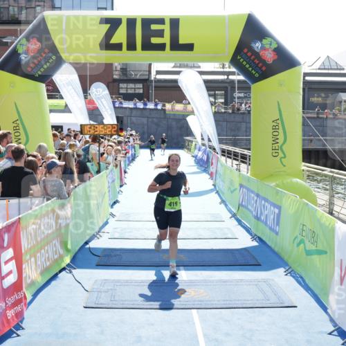 10.08.2025 - GEWOBA Citytriathlon Bremen H.Heesch http://msf.ph/oto/8557247 10.08.2025 15:35:26 Ziel 416 meine-sportfotos.de