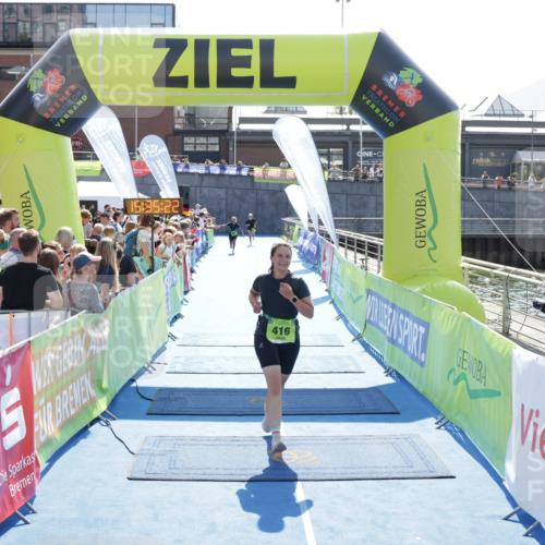 10.08.2025 - GEWOBA Citytriathlon Bremen H.Heesch http://msf.ph/oto/8557249 10.08.2025 15:35:26 Ziel 416 meine-sportfotos.de