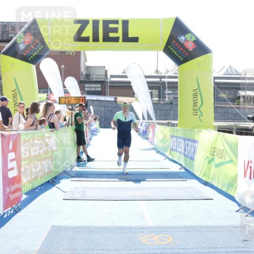 10.08.2025 - GEWOBA Citytriathlon Bremen H.Heesch http://msf.ph/oto/8557280 10.08.2025 14:56:14 Ziel 746 meine-sportfotos.de