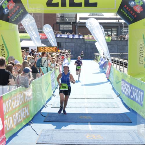10.08.2025 - GEWOBA Citytriathlon Bremen H.Heesch http://msf.ph/oto/8557316 10.08.2025 15:35:44 Ziel 399, 507 meine-sportfotos.de