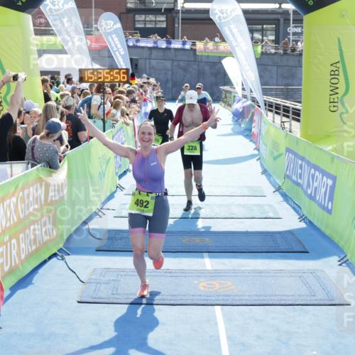10.08.2025 - GEWOBA Citytriathlon Bremen H.Heesch http://msf.ph/oto/8557369 10.08.2025 15:36:00 Ziel 320, 328, 356, 410, 429, 492 meine-sportfotos.de