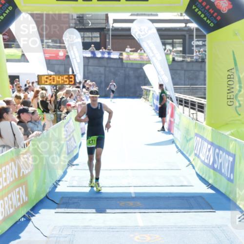 10.08.2025 - GEWOBA Citytriathlon Bremen H.Heesch http://msf.ph/oto/8557513 10.08.2025 15:04:56 Ziel 271 meine-sportfotos.de