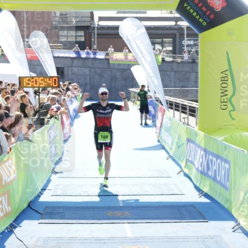 10.08.2025 - GEWOBA Citytriathlon Bremen H.Heesch http://msf.ph/oto/8557574 10.08.2025 15:05:44 Ziel 25, 168 meine-sportfotos.de