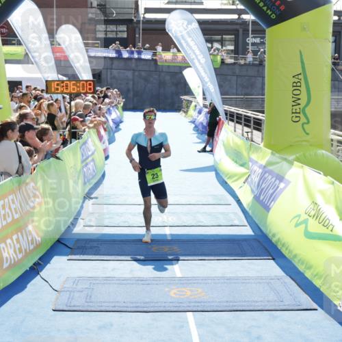 10.08.2025 - GEWOBA Citytriathlon Bremen H.Heesch http://msf.ph/oto/8557609 10.08.2025 15:06:12 Ziel 23 meine-sportfotos.de