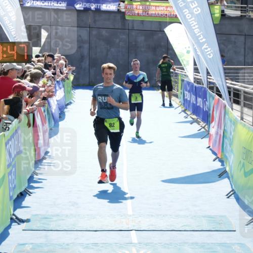 10.08.2025 - GEWOBA Citytriathlon Bremen H.Heesch http://msf.ph/oto/8557723 10.08.2025 15:08:50 Ziel 2, 82 meine-sportfotos.de
