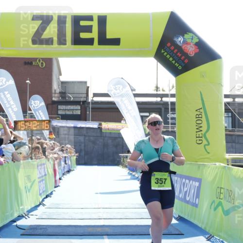 10.08.2025 - GEWOBA Citytriathlon Bremen H.Heesch http://msf.ph/oto/8557904 10.08.2025 15:42:20 Ziel 357, 508 meine-sportfotos.de