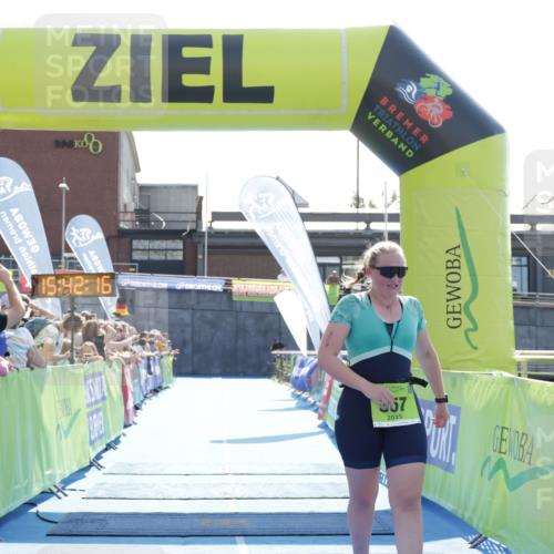 10.08.2025 - GEWOBA Citytriathlon Bremen H.Heesch http://msf.ph/oto/8557905 10.08.2025 15:42:20 Ziel 357, 508 meine-sportfotos.de