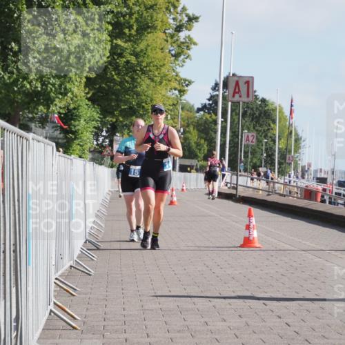 17.08.2025 - KN Förde Triathlon 2025 KatJ http://msf.ph/oto/8583383 17.08.2025 10:06:24 Laufen 146, 151 meine-sportfotos.de