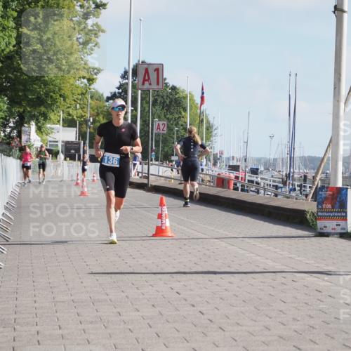 17.08.2025 - KN Förde Triathlon 2025 KatJ http://msf.ph/oto/8584509 17.08.2025 10:09:32 Laufen 136, 162 meine-sportfotos.de