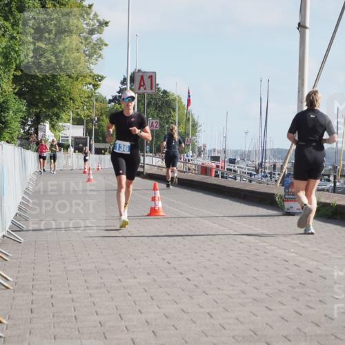 17.08.2025 - KN Förde Triathlon 2025 KatJ http://msf.ph/oto/8584527 17.08.2025 10:09:33 Laufen 136, 162 meine-sportfotos.de