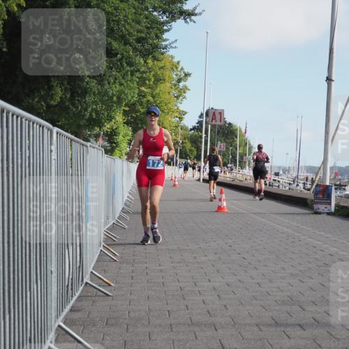 17.08.2025 - KN Förde Triathlon 2025 KatJ http://msf.ph/oto/8596393 17.08.2025 10:26:09 Laufen 172, 182 meine-sportfotos.de