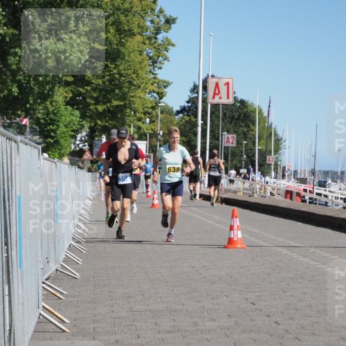 17.08.2025 - KN Förde Triathlon 2025 KatJ http://msf.ph/oto/8610960 17.08.2025 12:08:21 Laufen 354, 638 meine-sportfotos.de
