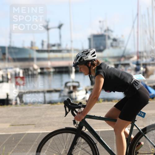17.08.2025 - KN Förde Triathlon 2025 Yannick Fuchs http://msf.ph/oto/8612632 17.08.2025 10:04:40 Radfahren 156, 170, 176 meine-sportfotos.de
