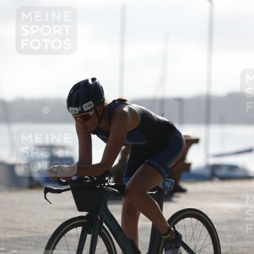 17.08.2025 - KN Förde Triathlon 2025 Yannick Fuchs http://msf.ph/oto/8612700 17.08.2025 09:14:40 Radfahren 115, 252 meine-sportfotos.de