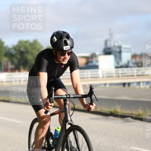17.08.2025 - KN Förde Triathlon 2025 Yannick Fuchs http://msf.ph/oto/8612976 17.08.2025 09:17:17 Radfahren 101, 106, 108, 109, 110 meine-sportfotos.de