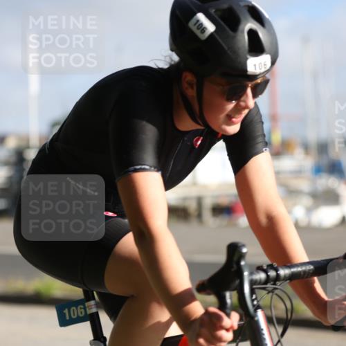 17.08.2025 - KN Förde Triathlon 2025 Yannick Fuchs http://msf.ph/oto/8612980 17.08.2025 09:17:17 Radfahren 101, 106, 108, 109, 110 meine-sportfotos.de