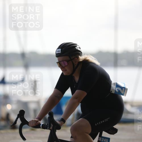 17.08.2025 - KN Förde Triathlon 2025 Yannick Fuchs http://msf.ph/oto/8613098 17.08.2025 10:10:00 Radfahren 245 meine-sportfotos.de