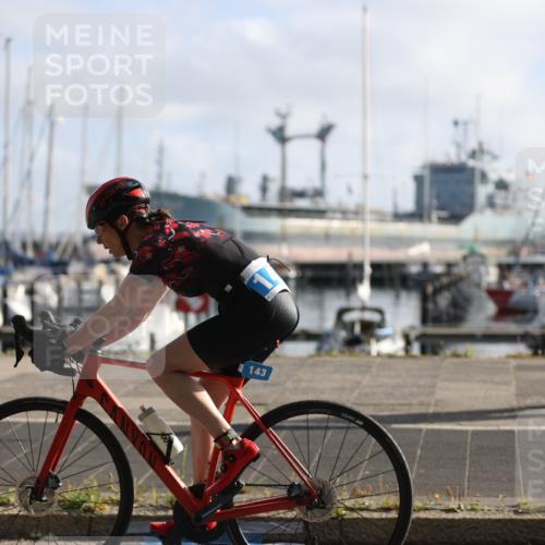 17.08.2025 - KN Förde Triathlon 2025 Yannick Fuchs http://msf.ph/oto/8613712 17.08.2025 09:22:45 Radfahren 128, 139, 143, 128, 150, 162 meine-sportfotos.de