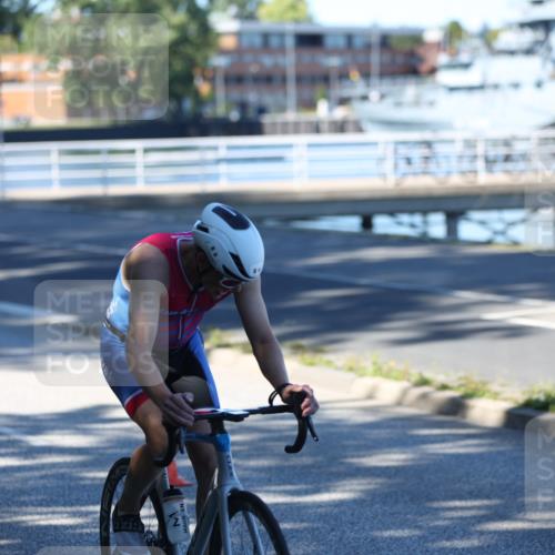 17.08.2025 - KN Förde Triathlon 2025 Yannick Fuchs http://msf.ph/oto/8628840 17.08.2025 14:57:31 Radfahren  meine-sportfotos.de