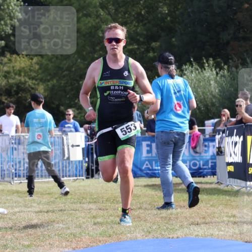 31.08.2025 - Elbe Triathlon Hamburg Strokosch-Dieckow http://msf.ph/oto/8651211 31.08.2025 10:40:10 Ziel 293, 553 meine-sportfotos.de