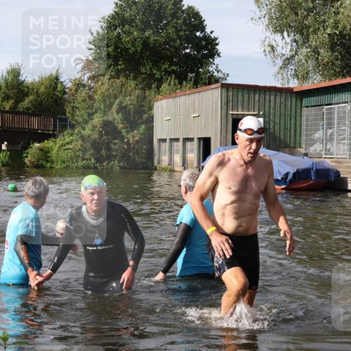 31.08.2025 - Elbe Triathlon Hamburg Luisa Fischer http://msf.ph/oto/8685207 31.08.2025 10:33:56 Schwimmen 1336, 1343 meine-sportfotos.de