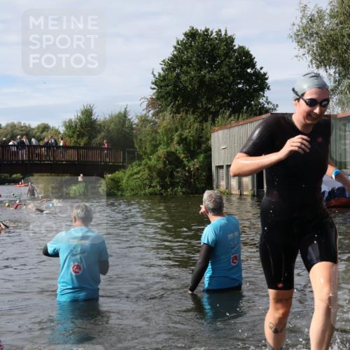 31.08.2025 - Elbe Triathlon Hamburg Luisa Fischer http://msf.ph/oto/8685662 31.08.2025 10:40:14 Schwimmen 1386, 1446 meine-sportfotos.de