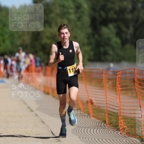 07.09.2025 - 19. Norderstedt Triathlon Michael Strokosch http://msf.ph/oto/8747162 07.09.2025 12:00:58 Laufen 284, 1152 meine-sportfotos.de